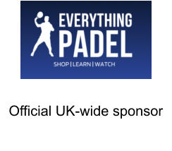 Official UK-wide sponsor